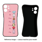 BTS names Poco M6 5G Black Soft Case Back Cover by Casekaro
