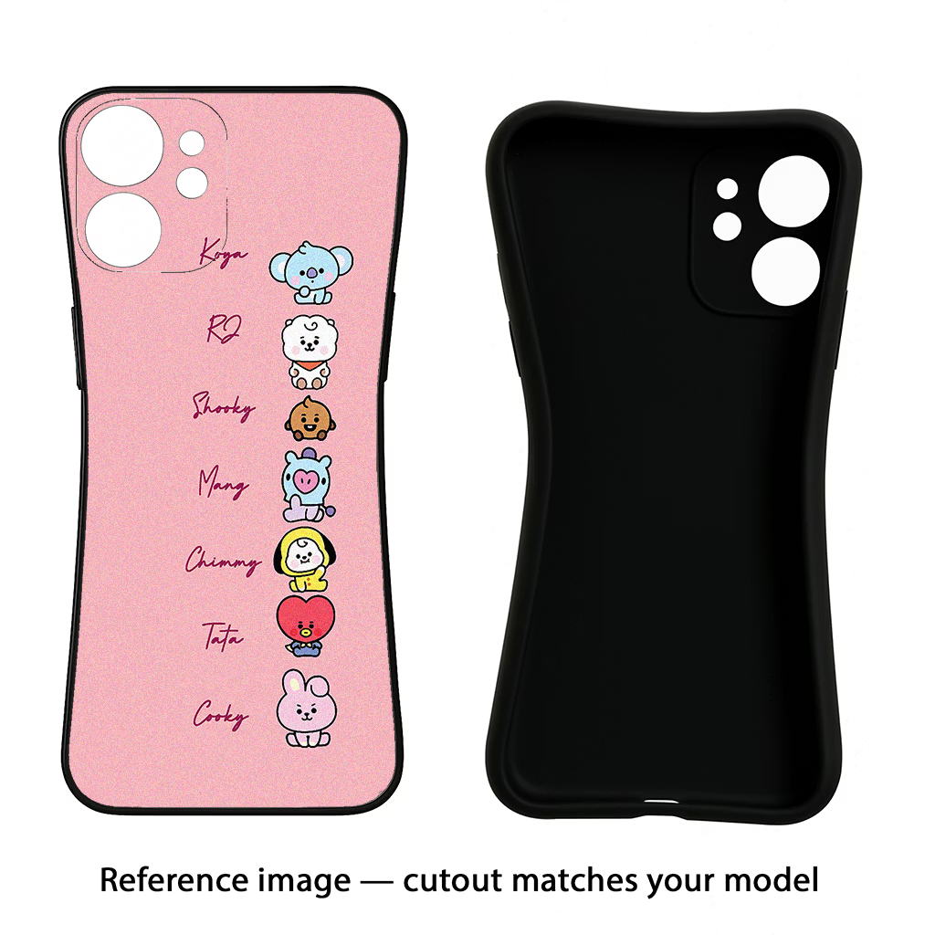 BTS names OnePlus Nord 5 Black Soft Case Back Cover by Casekaro