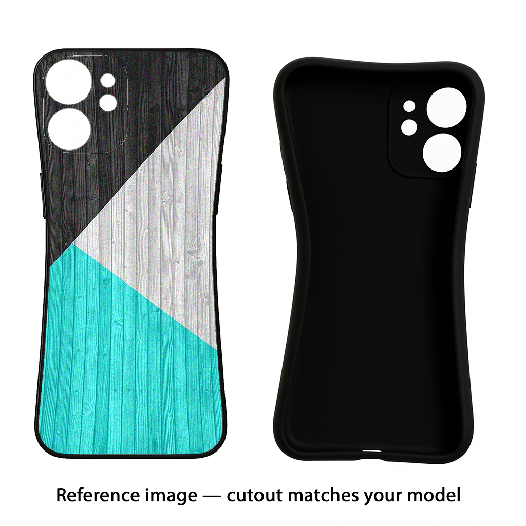 Wooden Abstract Realme 6/6i Black Soft Case Back Cover by Casekaro