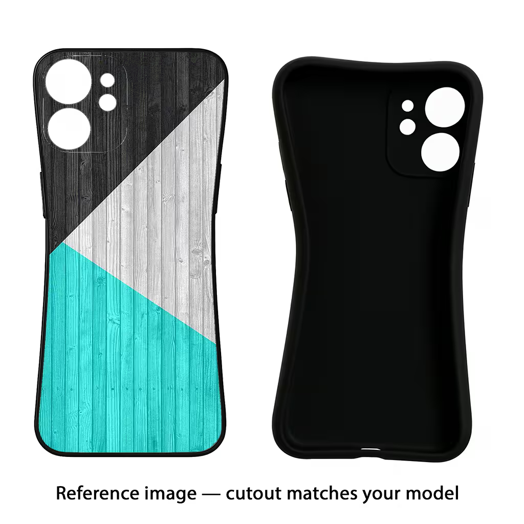 Wooden Abstract iQOO Z9X Black Soft Case Back Cover by Casekaro