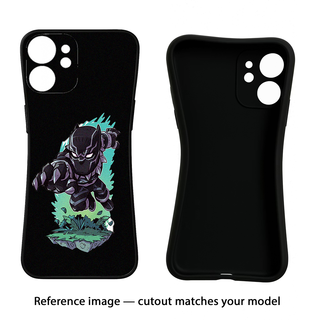 Black Panther Moto Edge 50 Pro 5G Black Soft Case Back Cover by Casekaro
