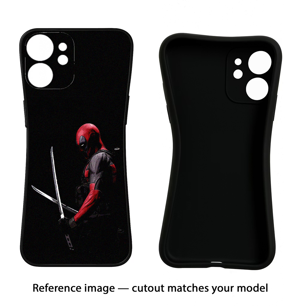 Deadpool OnePlus 12R Black Soft Case Back Cover by Casekaro