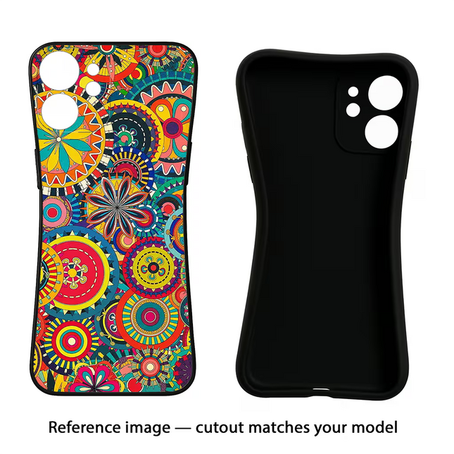 Gol Gol Art Vivo Y16 Black Soft Case Back Cover by Casekaro