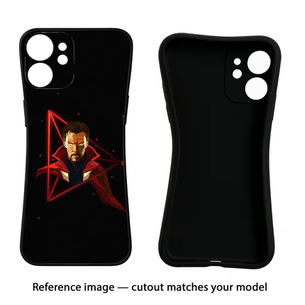 Doctor Ordinary Redmi Note 9 Black Soft Case Back Cover by Casekaro