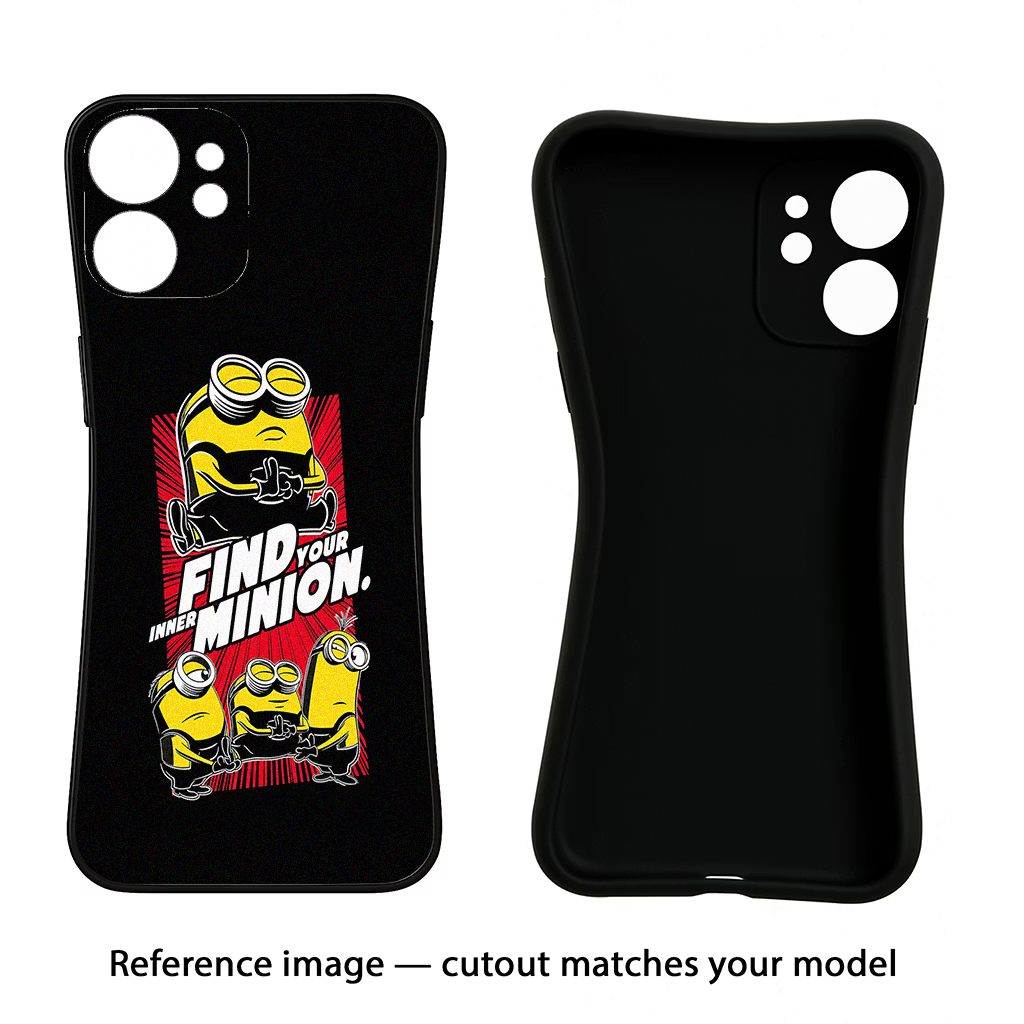 Find your inner Minion Xiaomi 14 Civi Black Soft Case Back Cover by Casekaro