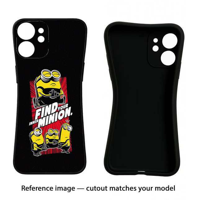 Find your inner Minion Nothing Phone 3A Black Soft Case Back Cover by Casekaro