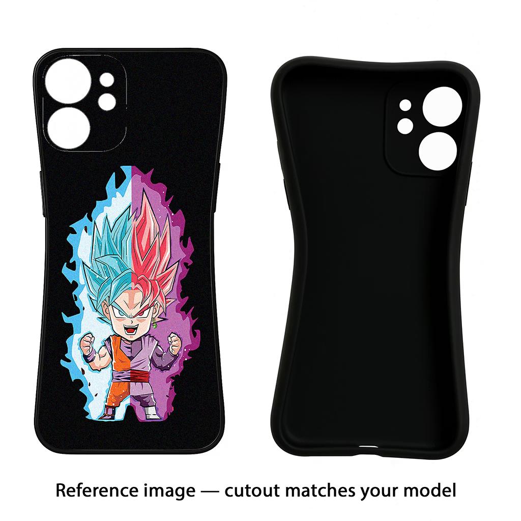Chota Goku OnePlus 12R Black Soft Case Back Cover by Casekaro