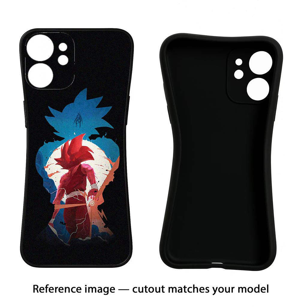 Goku iPhone 15 Pro Max Black Soft Case Back Cover by Casekaro