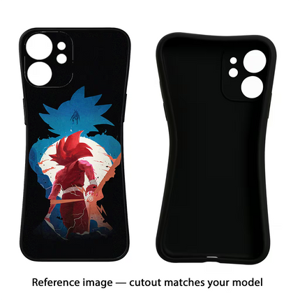 Goku iPhone 16e Black Soft Case Back Cover by Casekaro