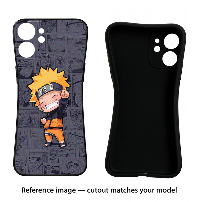 Chota Naruto Realme 10 Pro 5G Black Soft Case Back Cover by Casekaro