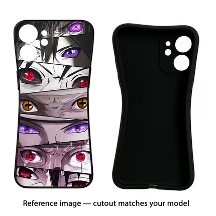 Naruto Anime Vivo Y16 Black Soft Case Back Cover by Casekaro