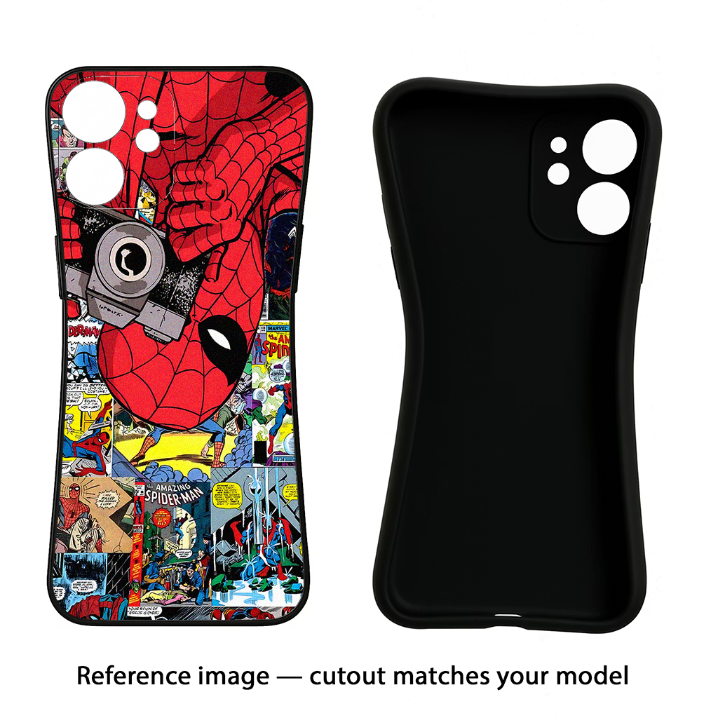 Spider Man Oppo Reno14 5G Black Soft Case Back Cover by Casekaro
