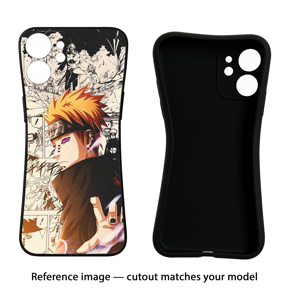 Pain Anime Vivo Y400 5G Black Soft Case Back Cover by Casekaro