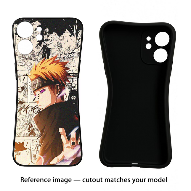 Pain Anime iPhone 13 Black Soft Case Back Cover by Casekaro