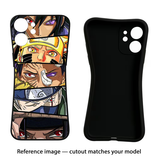 Naruto Character Realme 11 Pro/Pro+ 5G Black Soft Case Back Cover by Casekaro