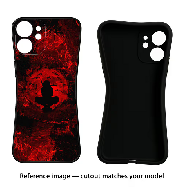 Itachi Uchiha Realme 8/8 Pro (not 5G) Black Soft Case Back Cover by Casekaro