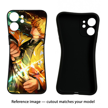 Demon Slayer Nothing Phone 3A Black Soft Case Back Cover by Casekaro