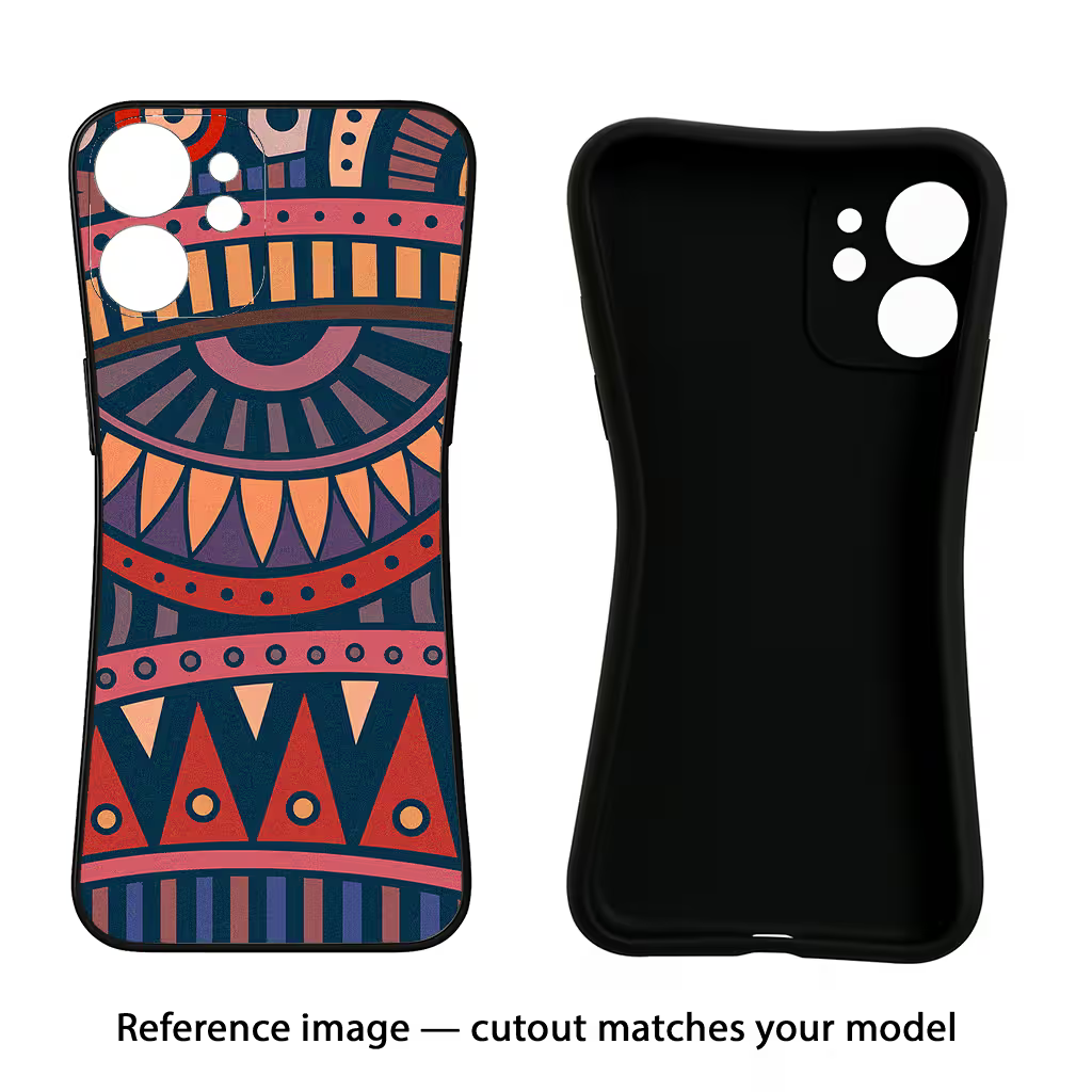 African Culture Design Oppo F19 Pro Black Soft Case Back Cover by Casekaro