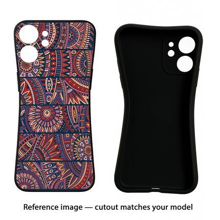 African Culture Design Moto Edge 40 Neo Black Soft Case Back Cover by Casekaro