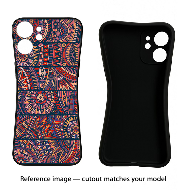 African Culture Design Moto Edge 40 Neo Black Soft Case Back Cover by Casekaro