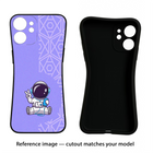 Cute Astronaut Chilling OnePlus 15R Black Soft Case Back Cover by Casekaro