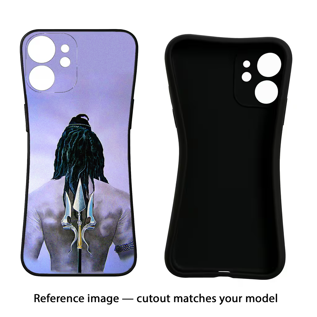 Shiva Oneplus 8 Black Soft Case Back Cover by Casekaro