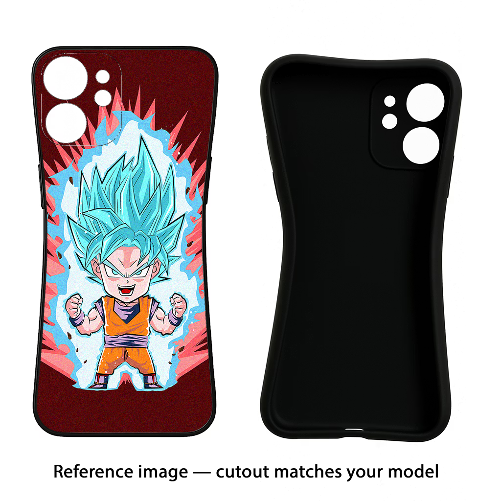 Goku Little Samsung S23 Ultra Black Soft Case Back Cover by Casekaro