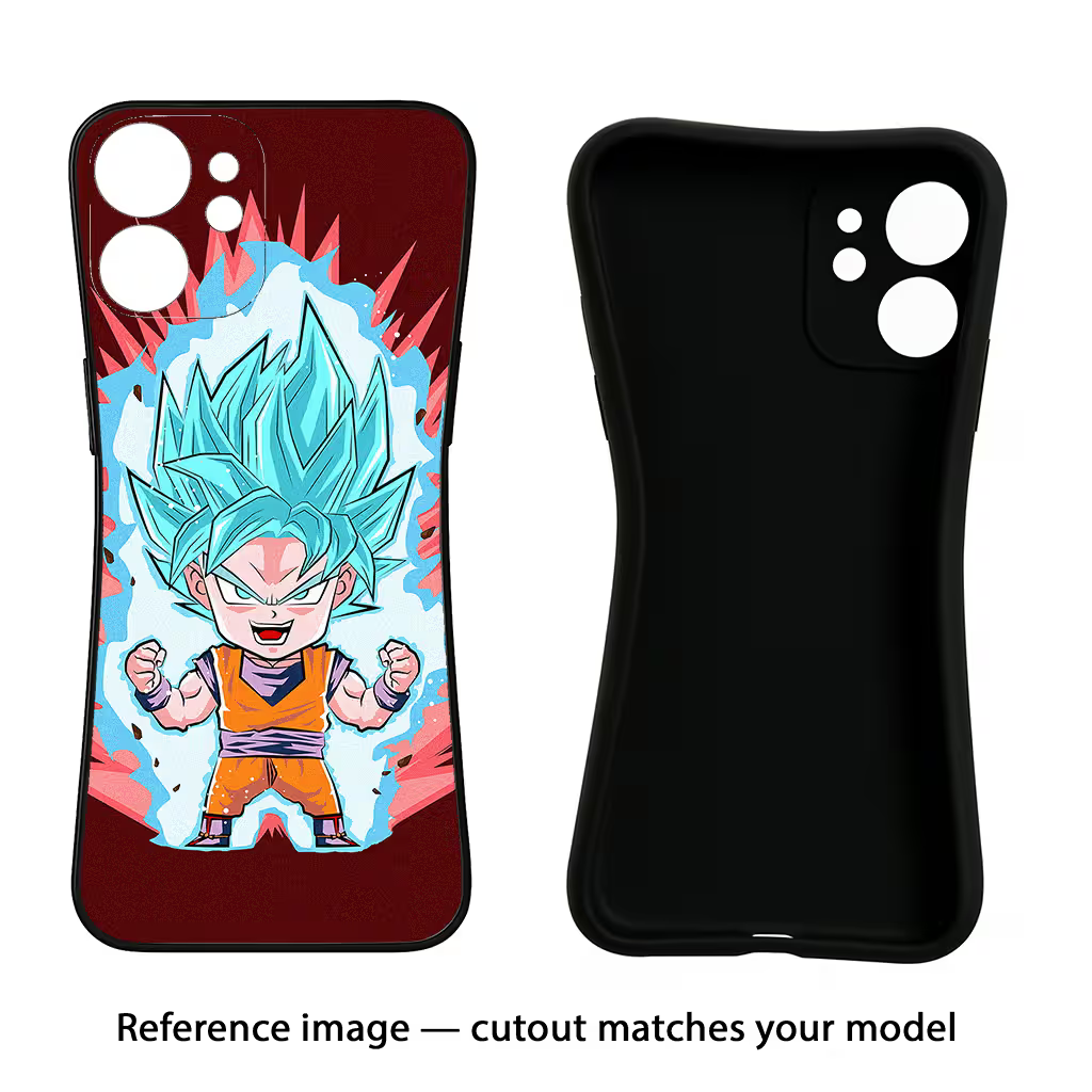 Goku Little Samsung F23 5G Black Soft Case Back Cover by Casekaro