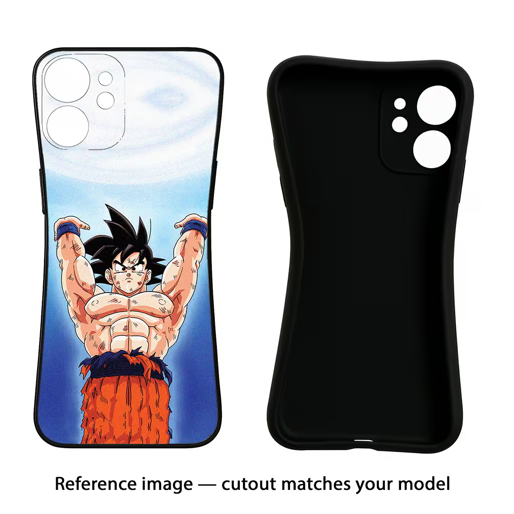 Goku Power Vivo Y200E 5G/T3 5G Black Soft Case Back Cover by Casekaro