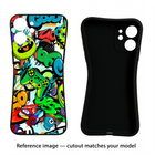 Game Doodle Realme GT 7 Pro Black Soft Case Back Cover by Casekaro