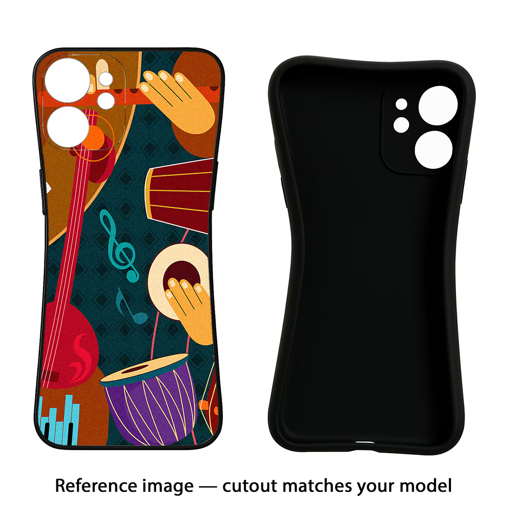 Music Instrument Google Pixel 10 Black Soft Case Back Cover by Casekaro