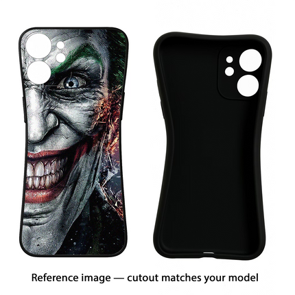 Joker Cam Samsung A35 5G Black Soft Case Back Cover by Casekaro