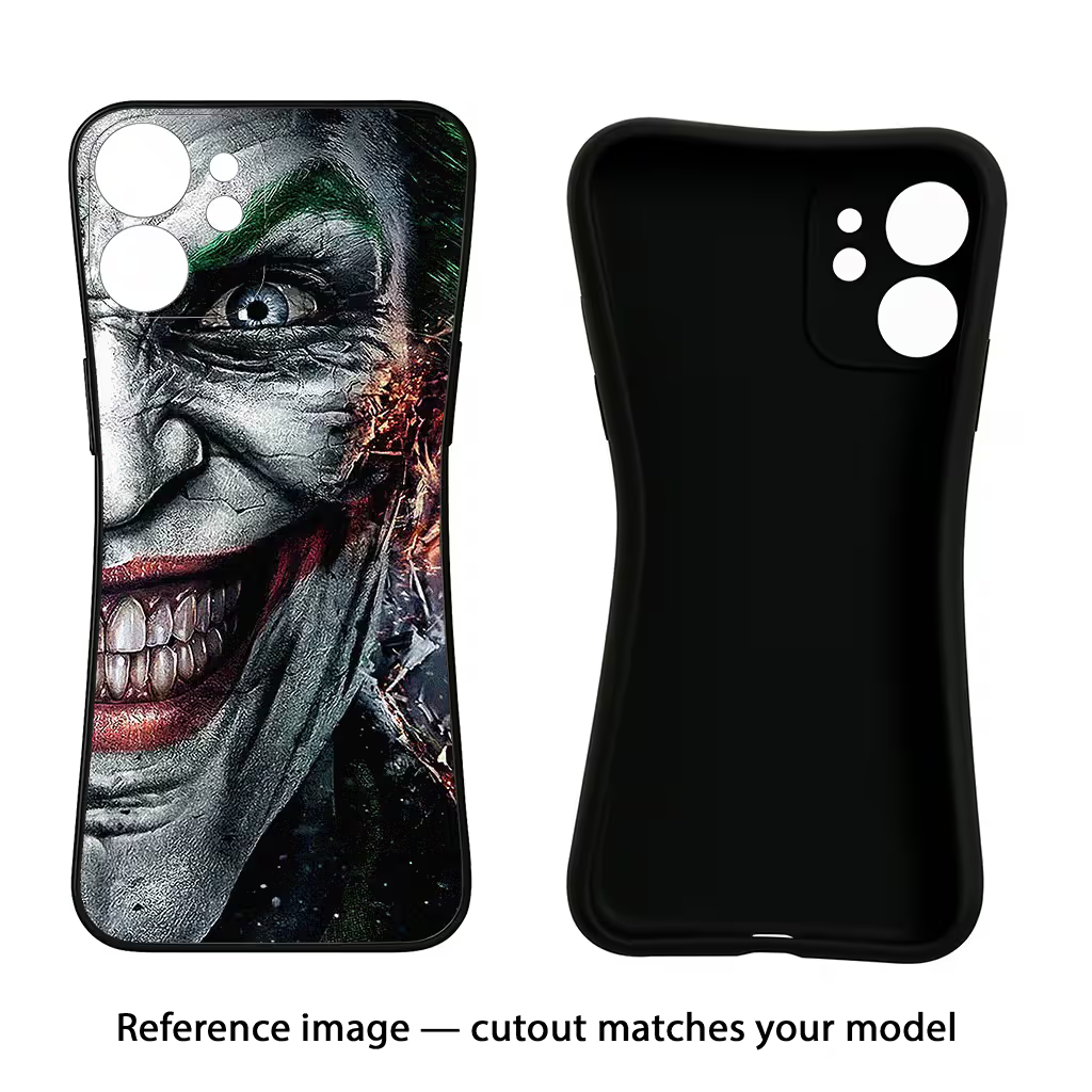 Joker Cam Poco X6 Pro Black Soft Case Back Cover by Casekaro