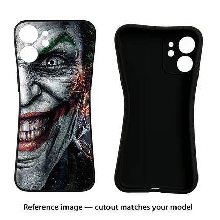 Joker Cam iPhone 16e Black Soft Case Back Cover by Casekaro