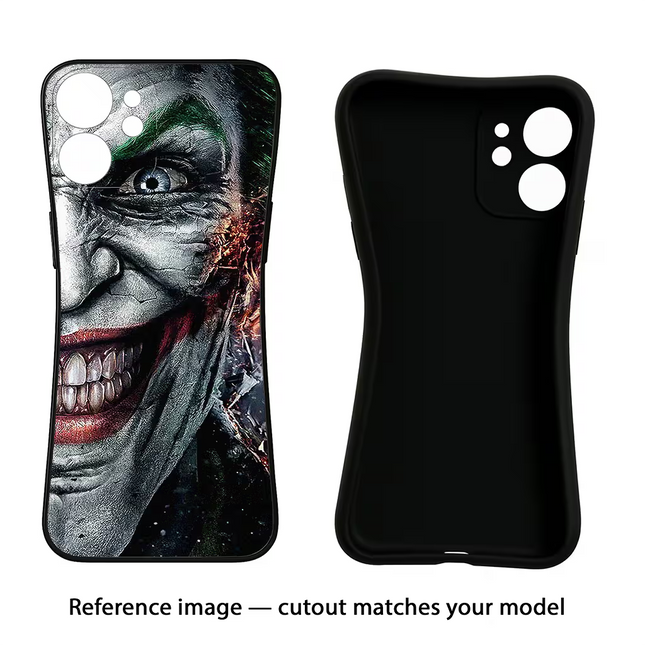 Joker Cam iPhone 16e Black Soft Case Back Cover by Casekaro