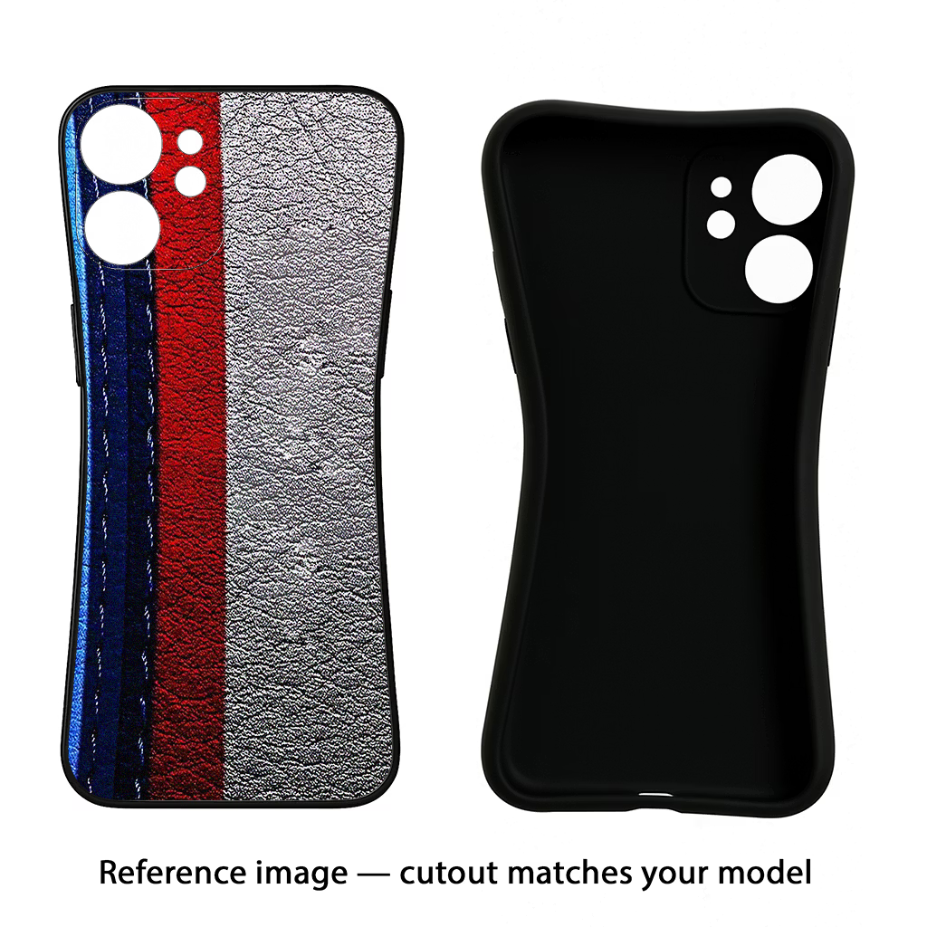 BMW Stripes OnePlus 12R Black Soft Case Back Cover by Casekaro