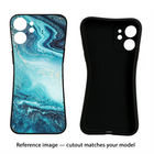 Blue Glitter Marble Google Pixel 9 Pro XL Black Soft Case Back Cover by Casekaro