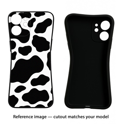 Cow Spots Moto Edge 40 Neo Black Soft Case Back Cover by Casekaro