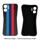 BMW Stripes Pattern Google Pixel 9 Pro XL Black Soft Case Back Cover by Casekaro