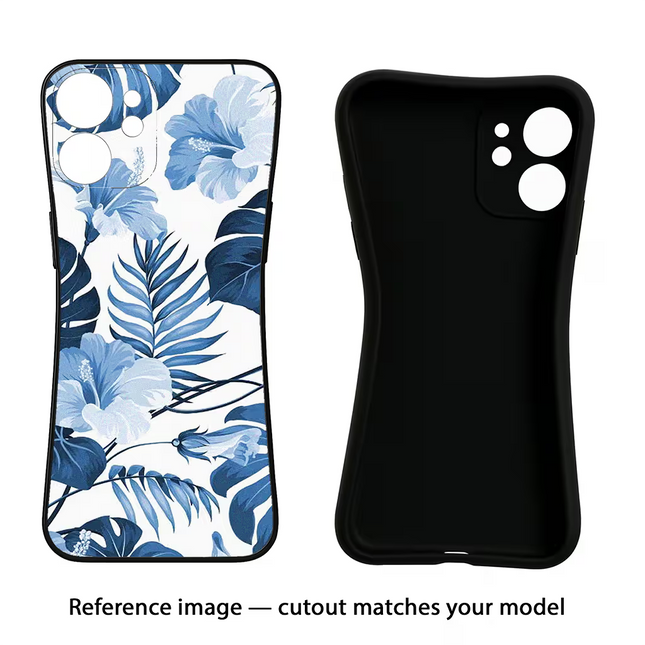 Fabric Art iPhone 16e Black Soft Case Back Cover by Casekaro