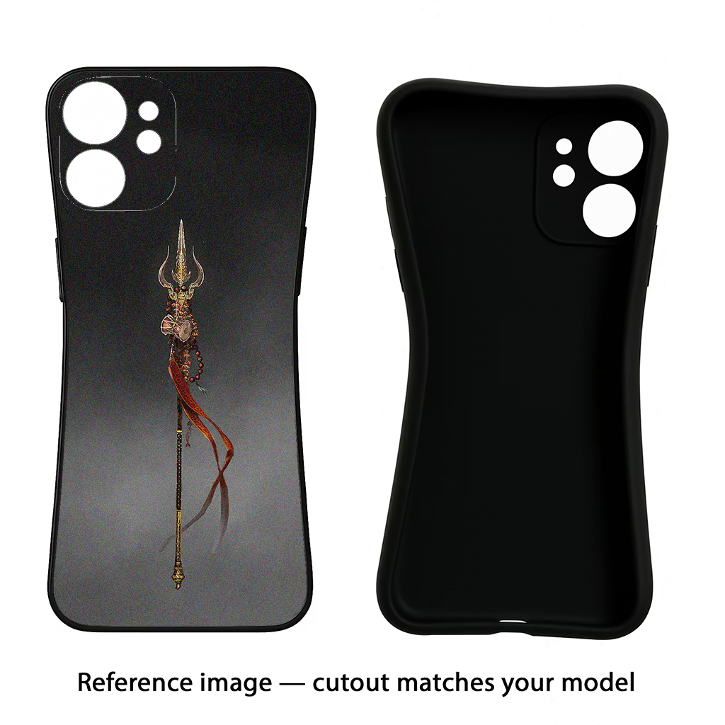 Shiv Trishul Vivo Y400 5G Black Soft Case Back Cover by Casekaro