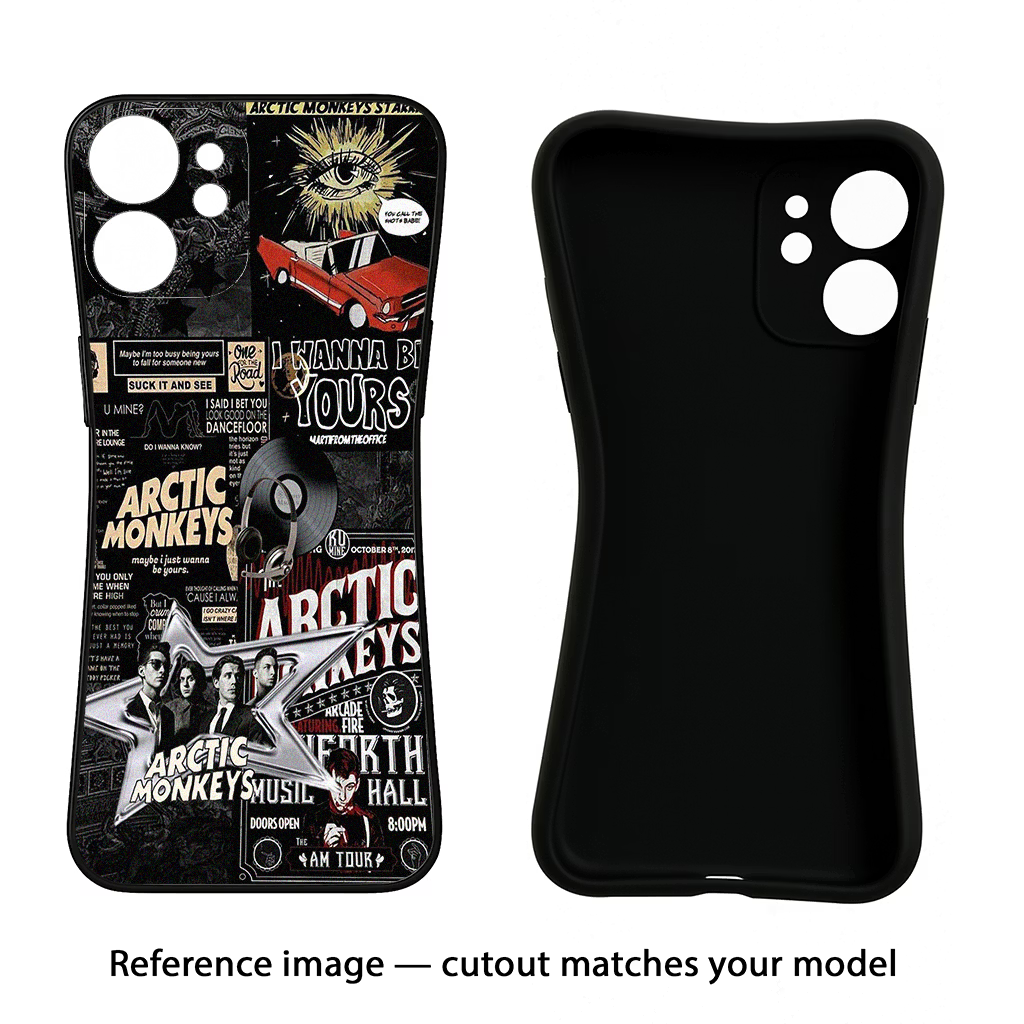 Arctic Monkeys Samsung S24 Black Soft Case Back Cover by Casekaro
