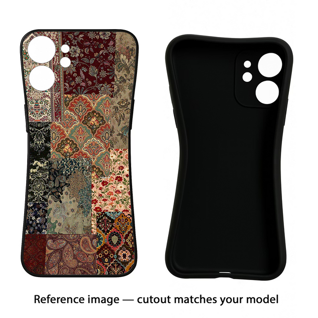 Desi Print Realme 12 5G Black Soft Case Back Cover by Casekaro