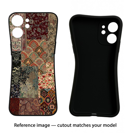 Desi Print Vivo Y75 5G/Vivo T1 5G Black Soft Case Back Cover by Casekaro