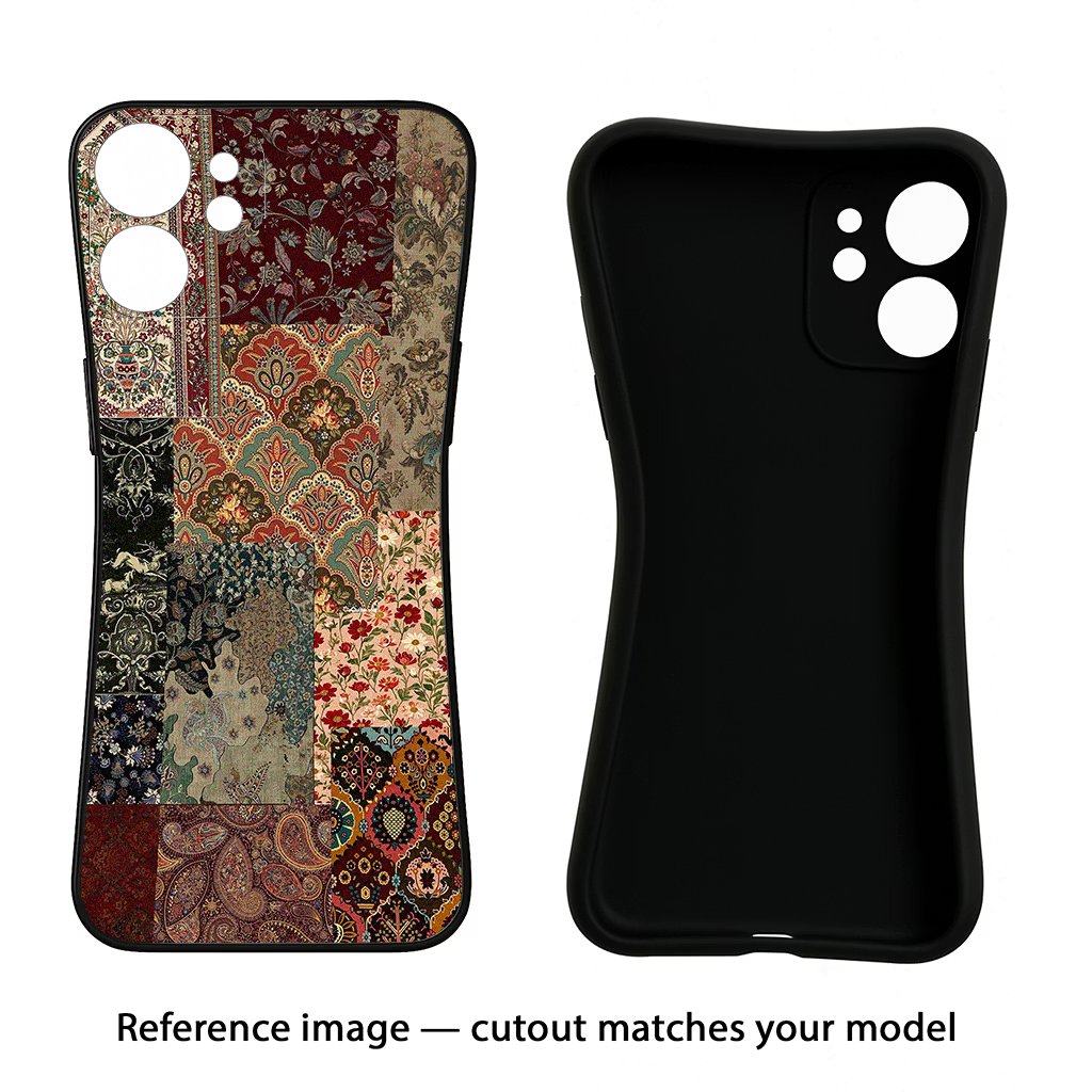 Desi Print iPhone 14 Plus Black Soft Case Back Cover by Casekaro