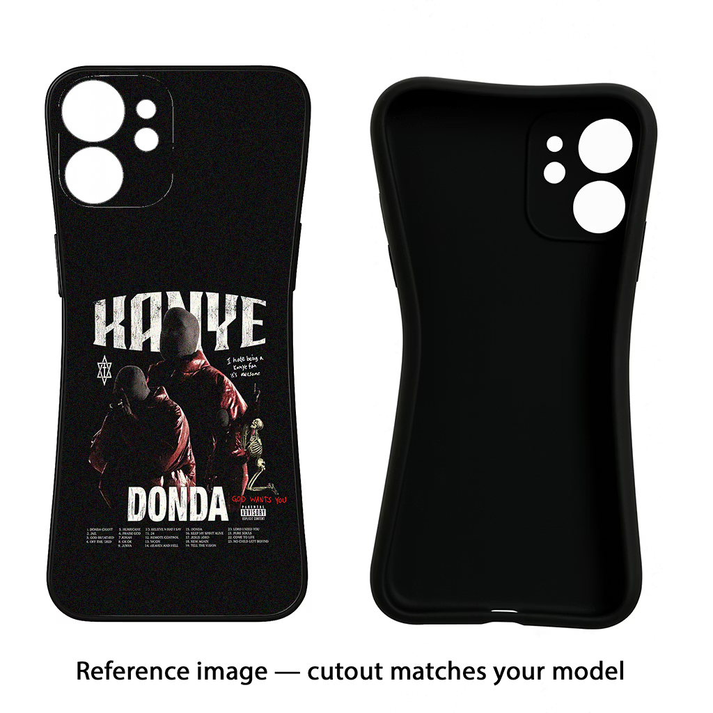 Donda Kanye West Vivo Y39 5G Black Soft Case Back Cover by Casekaro