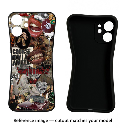Luxury Vivo Y16 Black Soft Case Back Cover by Casekaro