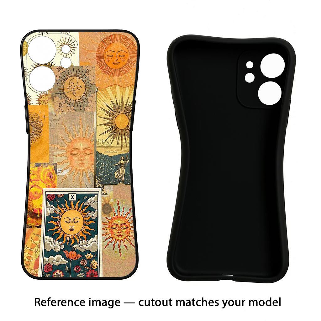 Sun Realme 12x 5G Black Soft Case Back Cover by Casekaro