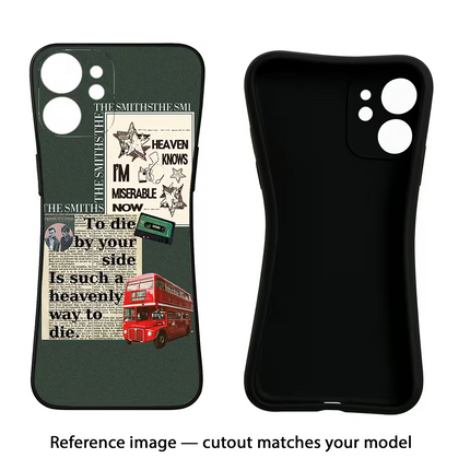 The Smiths iPhone 16e Black Soft Case Back Cover by Casekaro