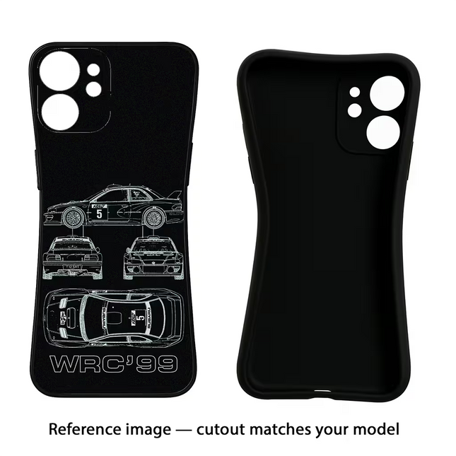 WRC'99 Oppo Reno13 5G Black Soft Case Back Cover by Casekaro